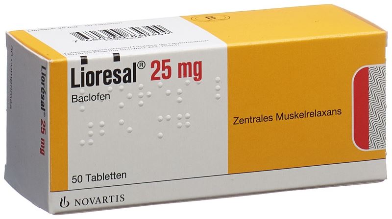 Liorésal cpr 25 mg 50 pce Liorésal cpr 25 mg 50 pce
